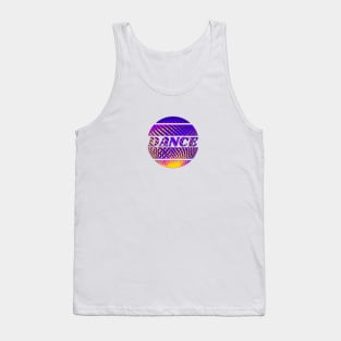 Colorful circular dance design Tank Top